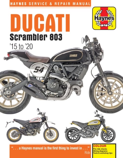 Ducati Scrambler 803 (15 - 20) Haynes Repair Manual - 2015 to 2020
