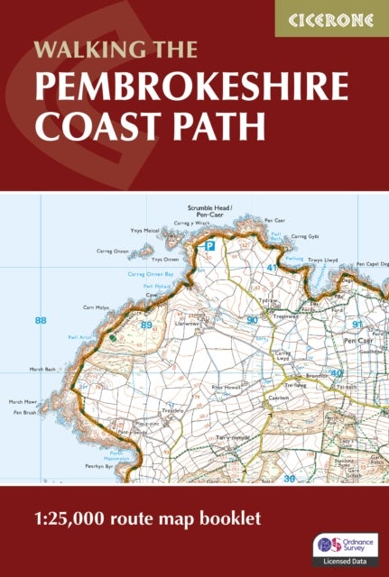 Pembrokeshire Coast Path Map Booklet - 1:25,000 OS Route Mapping