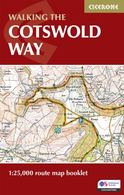 The Cotswold Way Map Booklet - 1:25,000 OS Route Mapping