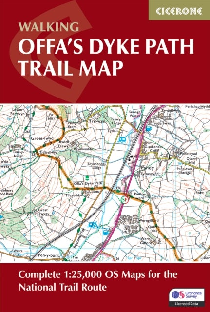 Offa's Dyke Path Trail Map - Complete 1:25,000 OS Maps for the National Trail route