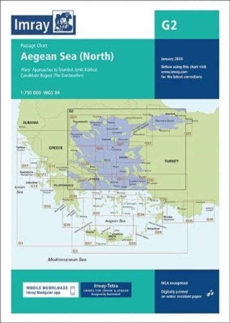 G2 Aegean Sea (North) - Passage Chart