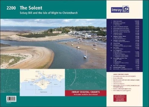 2200 The Solent Chart Pack - Selsey Bill and the Isle of Wight to Christchurch
