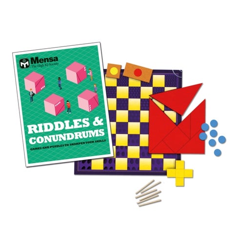 Mensa Riddles & Conundrums Pack - Games and Puzzles to Sharpen Your Skills