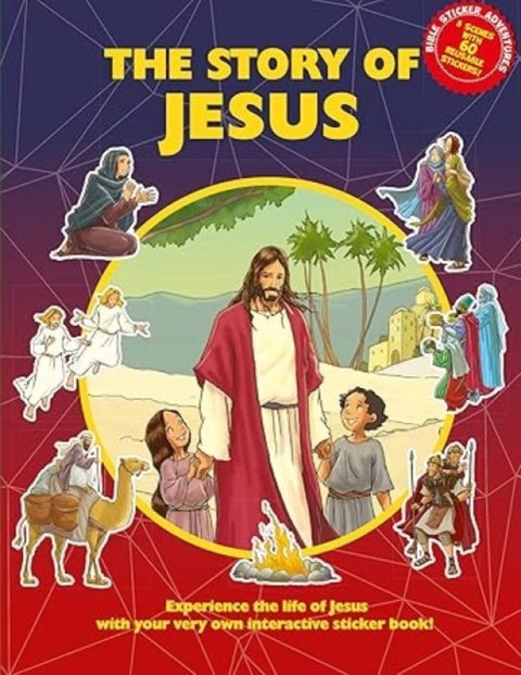The Story of Jesus Sticker Book - Experience the life of Jesus with your very own interactive sticker book!