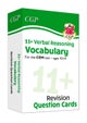 11+ CEM Revision Question Cards: Verbal Reasoning Vocabulary - Ages 10-11