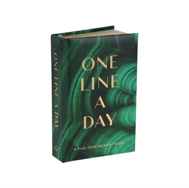 Malachite Green One Line a Day - A Five-Year Memory Book