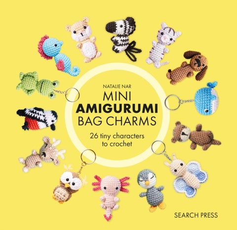 Mini Amigurumi Bag Charms - 23 Adorable Keyrings to Crochet