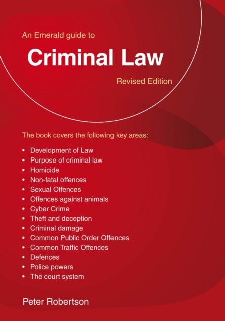 An Emerald Guide to Criminal Law - Revised Edition