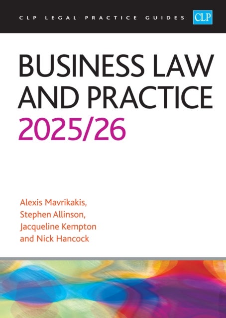 Business Law and Practice 2025/26 - Legal Practice Course Guides (LPC)
