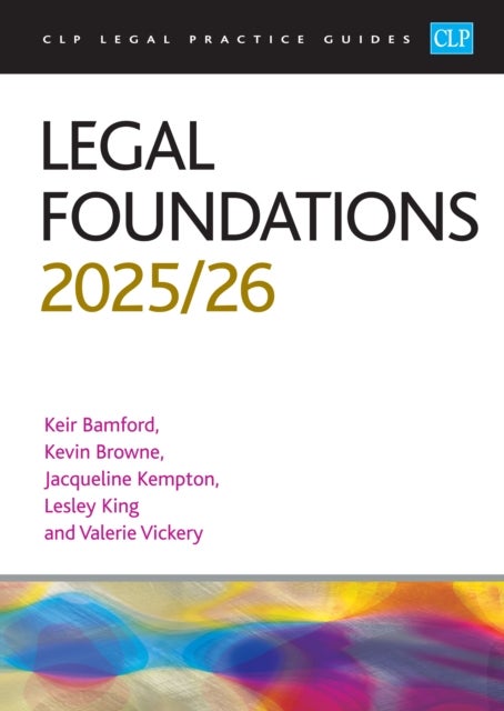 Legal Foundations 2025/26 - Legal Practice Course Guides (LPC)