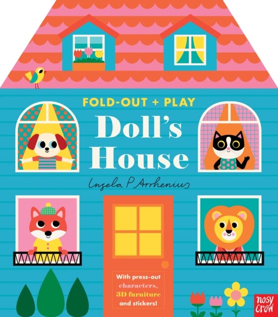 Fold-Out + Play: Doll's House - Build your own 3D house with interactive play pieces and stickers