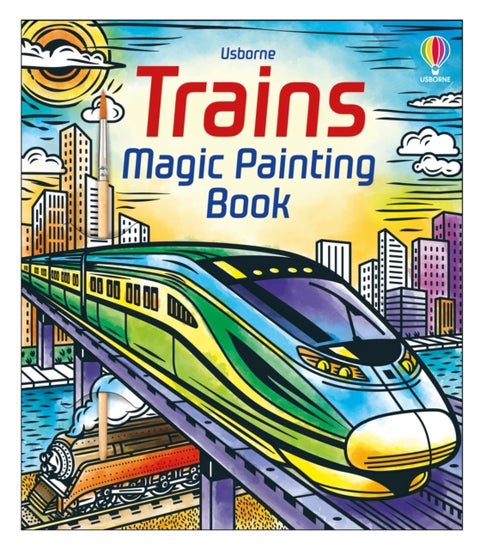 Trains Magic Painting Book