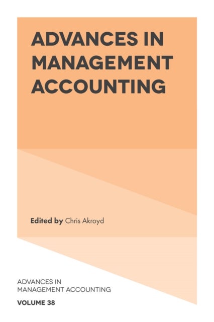 Advances In Management Accounting