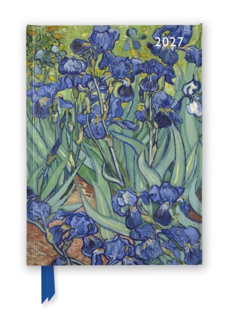 Vincent van Gogh: Irises 2027 Luxury Diary Planner - Page to View with Notes