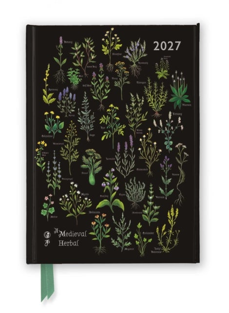 Anna Stead: Medieval Herbal 2027 Luxury Diary Planner - Page to View with Notes