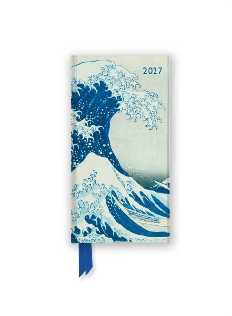 Katsushika Hokusai: The Great Wave 2027 Luxury Slimline Pocket Diary Planner – Week to View