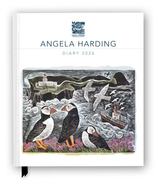 Angela Harding 2026 Desk Diary Planner - Week to View, Illustrated throughout