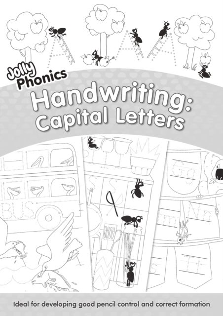 Jolly Phonics Capital Letters Handwriting Book - In Precursive Letters (British English edition)