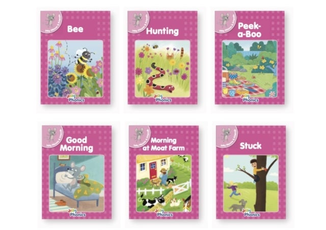 Jolly Phonics Pink Readers Inky Mouse & Friends - in Precursive Letters (British English Edition)