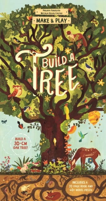 Make and Play: Build A Tree - Build a 30cm Oak Tree! Includes a 32-page Book and 40+ Model Pieces