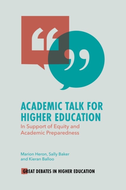 Academic Talk for Higher Education - In Support of Equity and Academic Preparedness