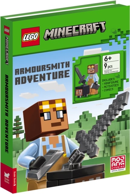 LEGO® Minecraft®: Armoursmith Adventure Activity Book (with Armoursmith minifigure and accessories)