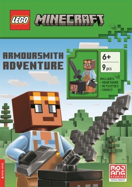LEGO® Minecraft®: Armoursmith Adventure Activity Book (with Armoursmith minifigure and accessories)