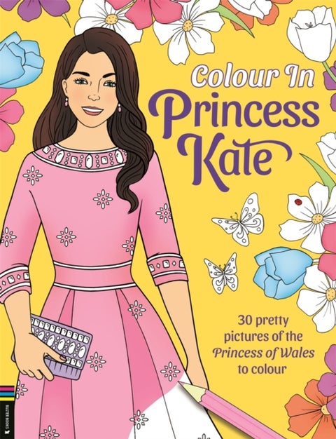 Colour in Princess Kate - 30 pretty pictures of the Princess of Wales to colour