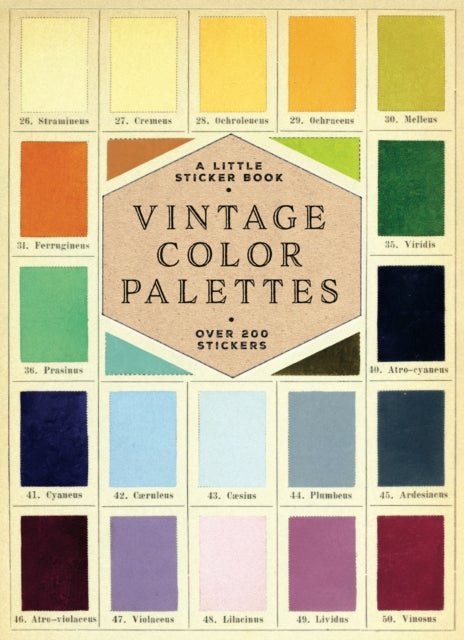 Vintage Colour Palettes - A Little Sticker Book