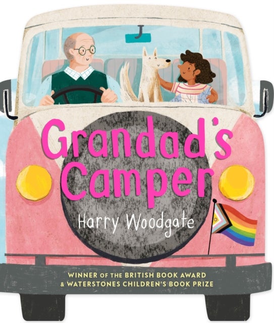 Grandad's Camper - A shaped board book for children that celebrates LGBTQIA+ families