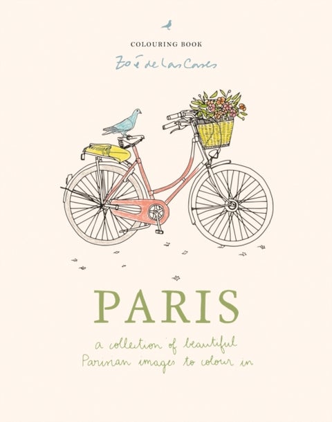Zoe de Las Cases Paris - A collection of beautiful Parisian images to colour in