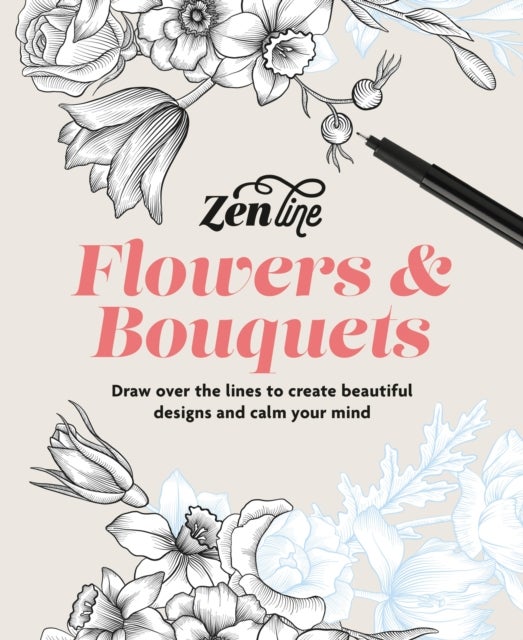 Zenline Flowers & Bouquets - Draw over the lines to create beautiful designs and calm your mind