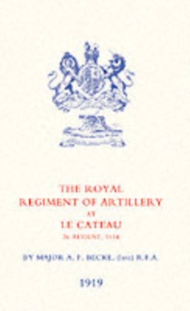 Royal Regiment of Artillery at Le Cateau