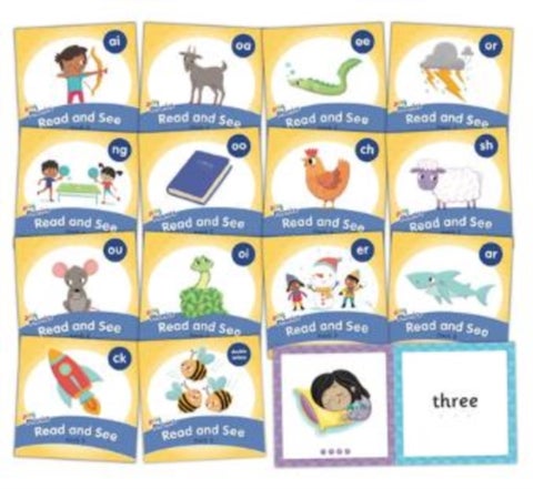 Jolly Phonics Read and See, Pack 2 - In Precursive Letters (British English edition)