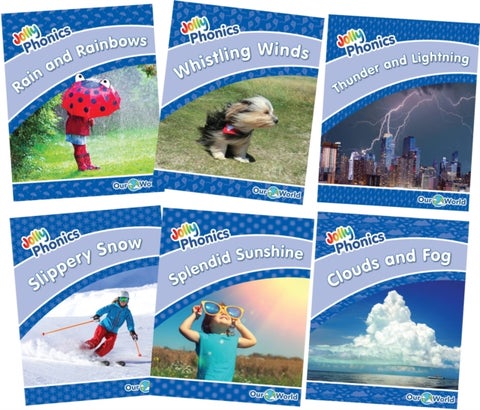 Jolly Phonics Readers Level 4, Our World, Complete Set - In Precursive Letters (British English edition)