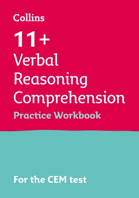 11+ Verbal Reasoning Comprehension Practice Workbook - For the 2026 Cem Tests