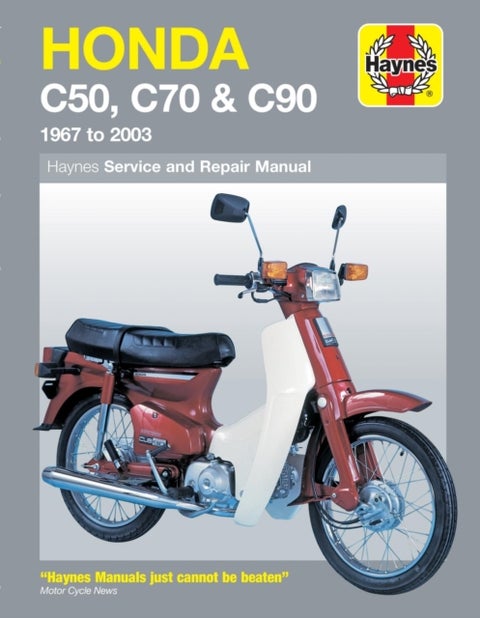 Honda C50, C70 & C90 (67 - 03) Haynes Repair Manual - (67 - 03)