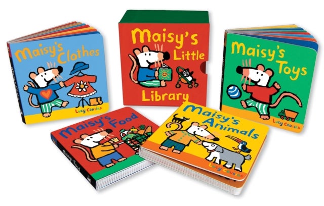 Maisy's Little Library - The perfect baby and toddler gift, a cute first words collection of board books about toys, food, clothing and animals