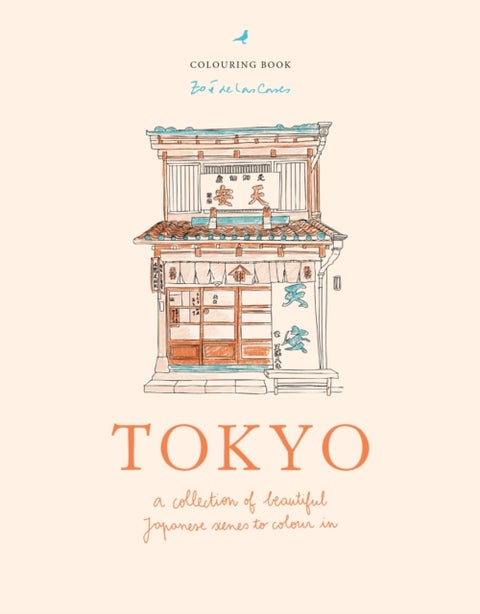 Zoe de Las Cases Tokyo - A collection of beautiful Japanese scenes to colour in
