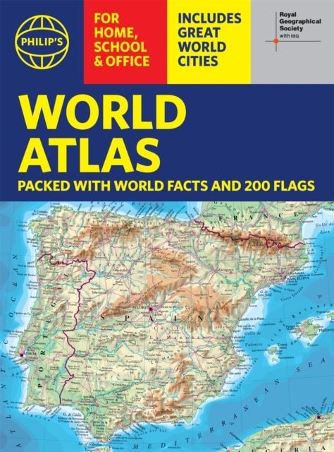 Philip's RGS World Atlas (A4) - with Global Cities, Facts and Flags