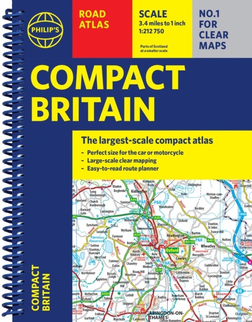 Philip's Compact Britain Road Atlas - (A5 Spiral)