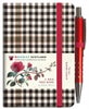 A Red, Red Rose Tartan Notebook (mini with pen) (Burns check tartan)