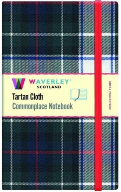 Dress Mackenzie Large Tartan Notebook: 21 x 13cm - - Waverley Scotland Tartan Cloth Commonplace Notebook/Journal