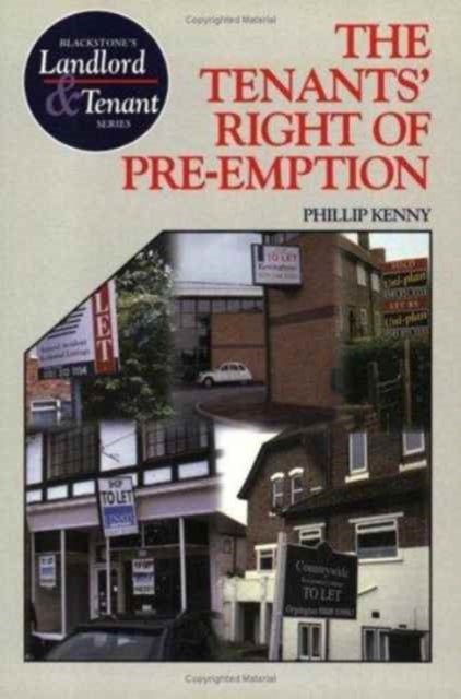 The Tenant's Right of Pre-emption - The Right of First Refusal under the landlord and tenant Act 1987, Part 1