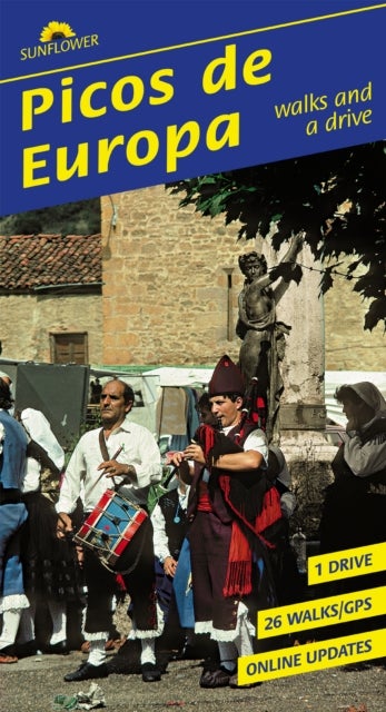 Picos de Europa Sunflower Walking Guide - 26 long and short walks with detailed maps and GPS; car tour with pull-out map