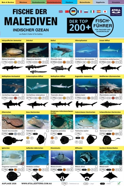 Malediven Fisch-Feldfuhrer - Der Top 200+ (German)