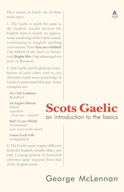 Scots Gaelic - an introduction to the basics