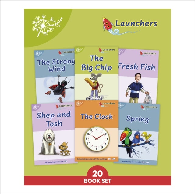 Phonic Books Dandelion Launchers Units 11-15 - Adjacent consonants and consonant digraphs