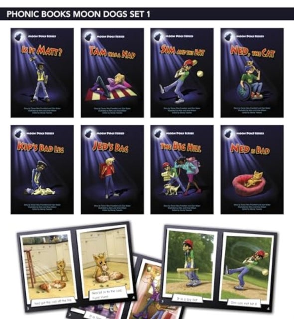 Phonic Books Moon Dogs Set 1 - Sounds of the alphabet