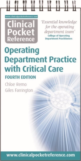 Clinical Pocket Reference Operating Department Practice